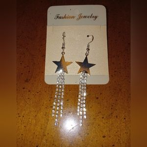 Star Rhinestone Earrings